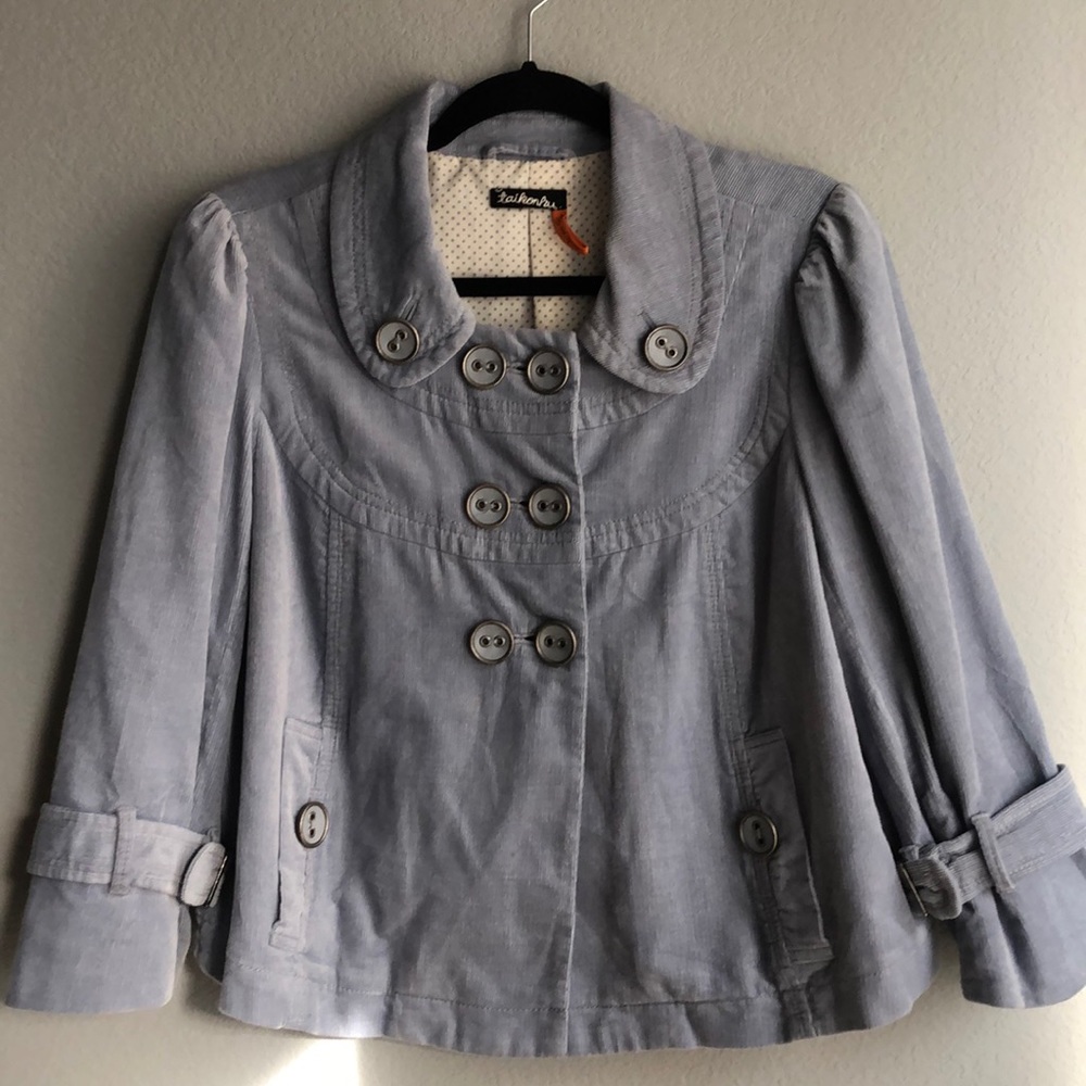 Anthropology Taikonhu cropped corduroy Jacket